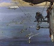 Sir John Lavery A Convoy,North Sea 1918 painting